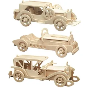 Pebaro 865 Devant en Bois Cars Building Set pas cher