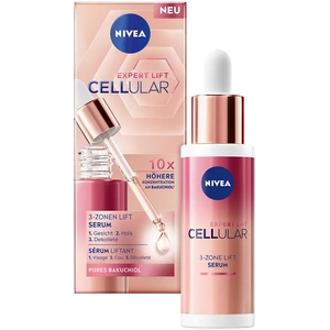 NIVEA Sérum anti-âge léger pour un effet lift sur le visage, le cou et le décolleté, sérum raffermissant pour le visage avec Bakuchiol, Cellular Expert Lift 3 zones (30 ml) pas cher