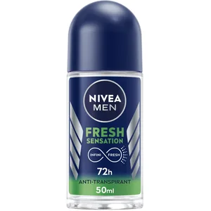 NIVEA MEN Déodorant bille Fresh Sensation (1 x 50 ml), Déodorant homme... pas cher