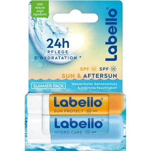 Labello Sun & Aftersun conditionnement avantageux lèvres pas cher