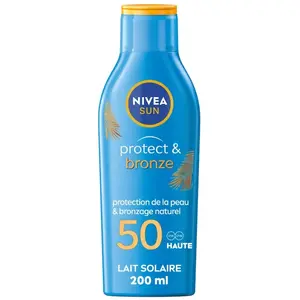 NIVEA - NIVEA SUN Lait protection solaire SPF50 Protection solaire 200... pas cher