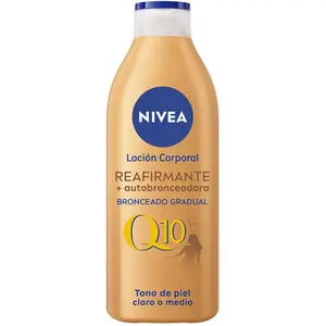 Nivea Q10+ Raffermissant + lait corporel autobronzant 400 ml pas cher