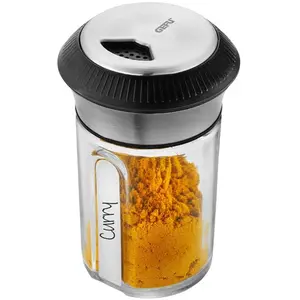 GEFU Moulin à épices et à herbes en acier inoxydable argent pas cher