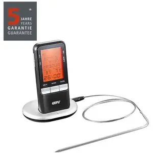 Thermo-sonde de cuisson numérique mobile HANDI Gefu Plastique Argent pas cher