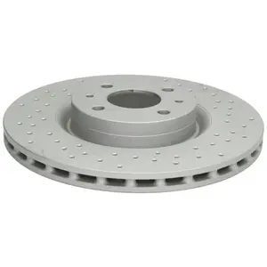 Disque de frein ATE 24.0122-0283.1 avant, ventilé, perforé, 1 pièce pas cher