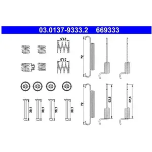 ATE Kit d'accessoires, mâchoires de frein de stationnement 03.01379333.2 pas cher