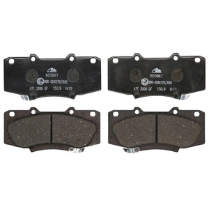 ATE Plaquettes de frein X4 pour TOYOTA: Hilux (Ref: 13.0460-5667.2) pas cher