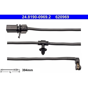Comparateur de prix : Témoin d'usure plaquette de frein ATE 24.8190-0969.2