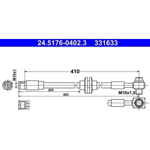 Flexible de frein ATE 24.5176-0402.3 pas cher