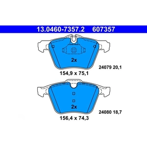 Jeu de plaquettes de frein, frein à disque 13.0460-7357.2 ATE 13.04607357.2 pas cher