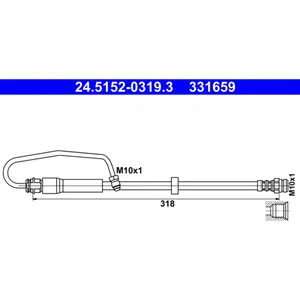 Flexible de frein ATE 24.5152-0319.3 pas cher
