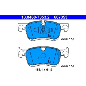 Jeu de plaquettes de frein ATE 13.0460-7353.2, avant pas cher