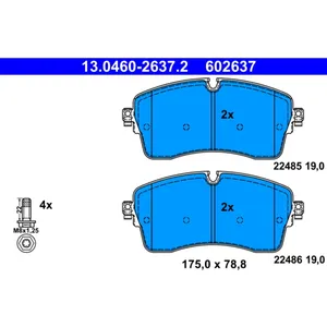 Comparateur de prix : Jeu de plaquettes de frein ATE 13.0460-2637.2