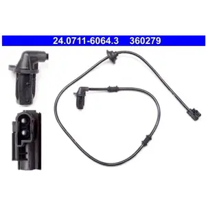 ATE Capteur ABS pour MERCEDES-BENZ: Classe C, Classe CLK (Ref: 24.0711... pas cher