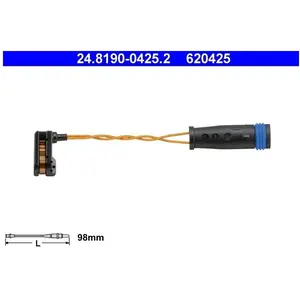 Comparateur de prix : Témoin d'usure plaquette de frein ATE 24.8190-0425.2