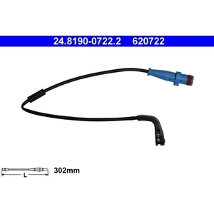 Comparateur de prix : ATE 24.8190-0722.2 Contact d'avertissement, usure des garnitures de fr...