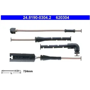 ATE 24.8190-0304.2 Contact d'avertissement, usure des garnitures de fr... pas cher