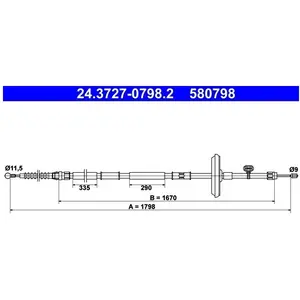 ATE 24.3727-0798.2 Système de Servofrein pas cher