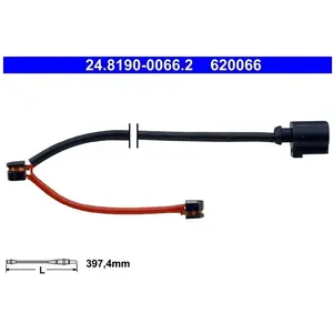 ATE Contacteur de témoin d'usure pour PORSCHE: Cayenne (Ref: 24.8190-0066.2) pas cher