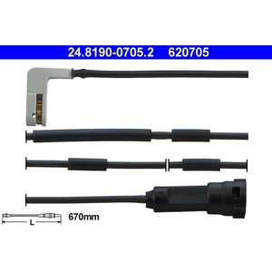 ATE 24.8190-0705.2 Contact d'avertissement, usure des garnitures de frein pas cher