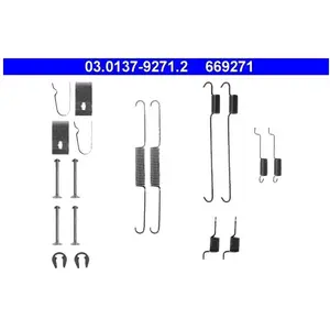 Comparateur de prix : Kit d'accessoires, mâchoires de frein ATE 03.0137-9271.2