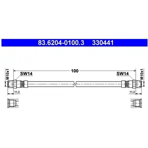 ATE Flexible de frein 83.62040100.3 pas cher