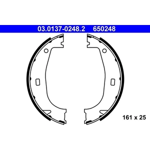 Comparateur de prix : ATE Mâchoires de frein à main pour BMW: Série 3, Z3, Z1 (Ref: 03.0137-0248.2)
