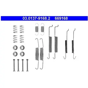 Comparateur de prix : Kit d'accessoires, mâchoires de frein ATE 03.0137-9168.2