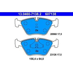 Jeu de plaquettes de frein ATE 13.0460-7138.2, avant pas cher