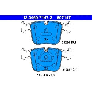 ATE Plaquettes de frein X4 pour BMW: Série 8 (Ref: 13.0460-7147.2) pas cher