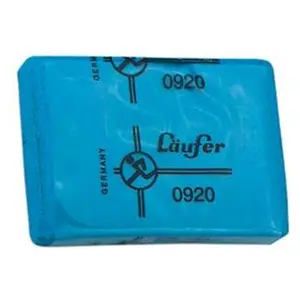 Comparateur de prix : LAUFER - Gomme mie de pain, bleu (0920) malléable, réceptif Dimensions: (L)46 x (P)32 x (H)10,5 mm