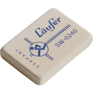 Comparateur de prix : LAUFER Läufer 00240 SW 0240 gomme très douce en caoutchouc, blanche