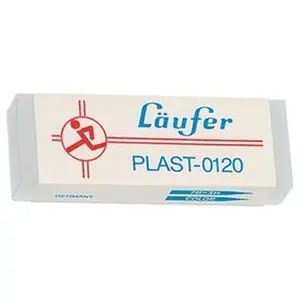 Comparateur de prix : Laufer Läufer - Gomme en plastique PLAST, transparente (0120)