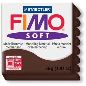 Comparateur de prix : GRAINE CREATIVE Staedtler - Fimo Soft - Pain Pte à Modeler 57 g Chocolat