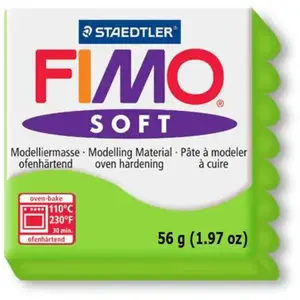 Comparateur de prix : GRAINE CREATIVE STAEDTLER Pâte à modeler à cuire Fimo Soft bloc 56 g vert pomme