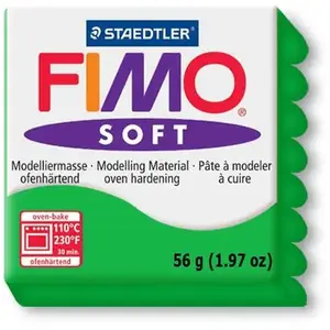 Comparateur de prix : GRAINE CREATIVE Staedtler - Fimo Soft - Pain Pte à Modeler 57 g Vert Tropique
