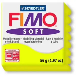 Comparateur de prix : GRAINE CREATIVE STAEDTLER Pâte à modeler à cuire Fimo Soft bloc 56 g limon
