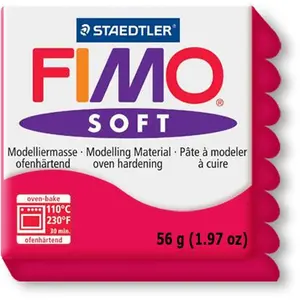 Comparateur de prix : GRAINE CREATIVE STAEDTLER Pâte à modeler à cuire Fimo Soft bloc 56 g cerise