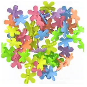 Rayher Attaches parisiennes "Fleur" 12 mm - couleurs classiques pas cher