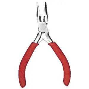 Comparateur de prix : Rayher Pince pointue plate Pince à bijoux 12,5 cm carte-LS rouge/argent, 8934100
