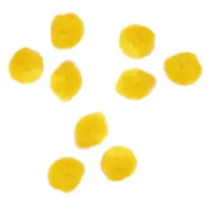 Rayher Pompons - Jaune - 0,7 cm - 70 pces pas cher