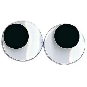 Comparateur de prix : Rayher Yeux avec pupilles mobiles - Ronds noirs 20 mm