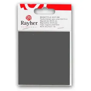 Comparateur de prix : Rayher 8921600 SB-Btl Film magnétique autocollant 80 x 75 x 2 mm