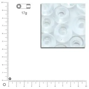 Comparateur de prix : Rayher Mini-rocailles transparentes - Cristal - Ø 2 mm x 17 g