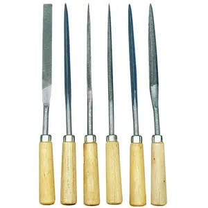 Rayher Limes pour stéatite - Manche en bois - 6 pcs pas cher