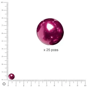 Rayher 14402291 Renaissance Boîte de 25 Perles de Cire en Verre 8 mm pas cher