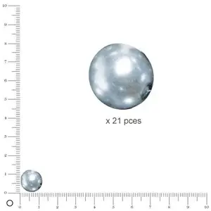 Comparateur de prix : Rayher 14404561 Renaissance Boîte de 21 Perles de Cire en Verre 12 mm