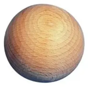 Rayher 6252300 Lot de 10 Boules en Bois sans perçage, Beige, 20 mm de diamètre, sous BlisterVendu parscrapmalin
