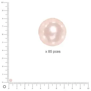 Comparateur de prix : Rayher Perles Renaissance - Rose poudré - Ø 4 mm x 85 pces
