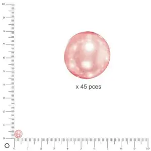 Rayher Perles Renaissance - Rose coquille - Ø 6 mm x 45 pces pas cher